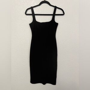 Classic Black Midi Dress